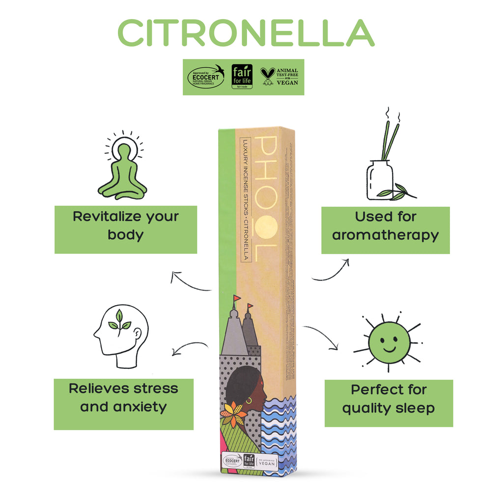 Phool Natural Incense Sticks - Citronella