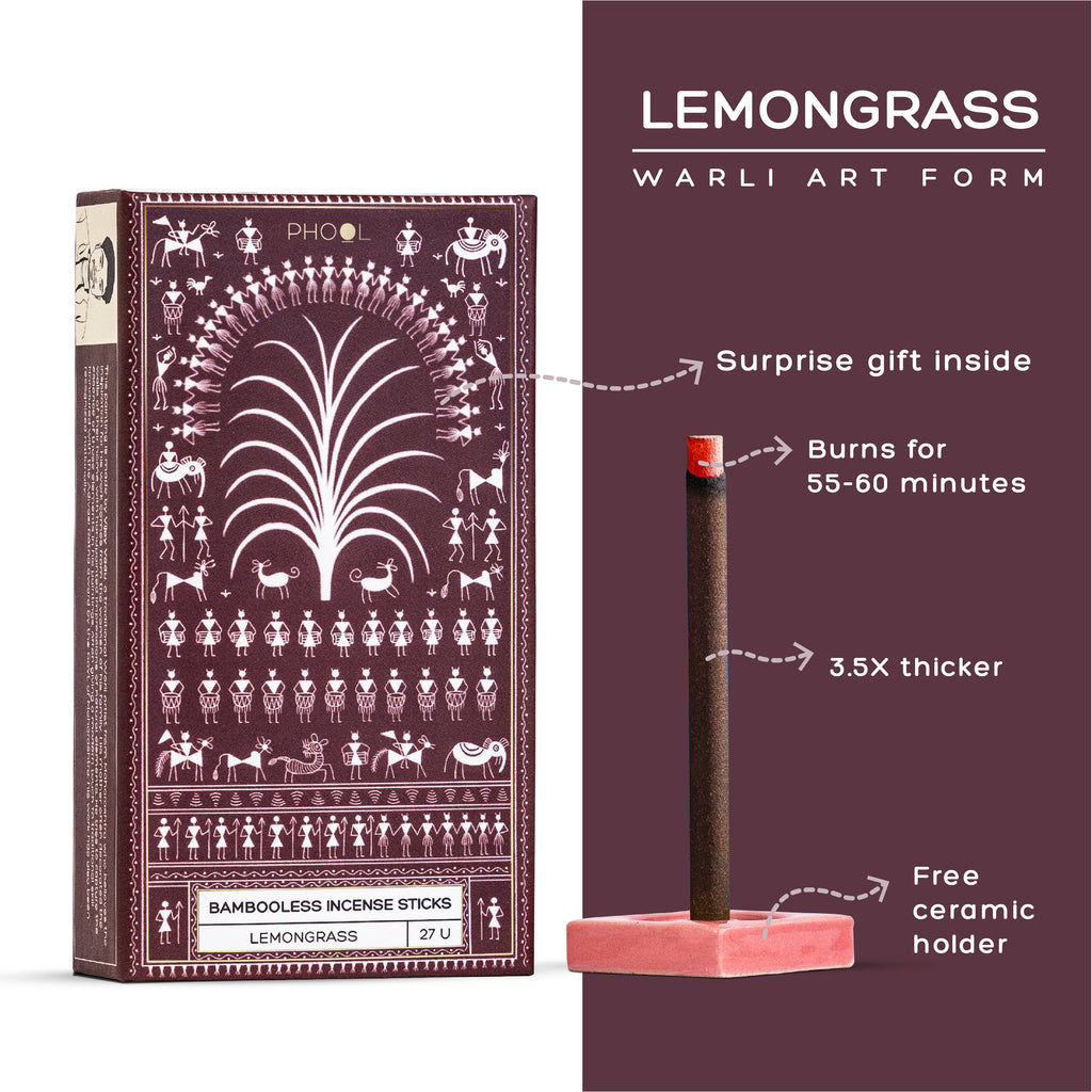 Phool Bambooless Incense Sticks - Lemongrass