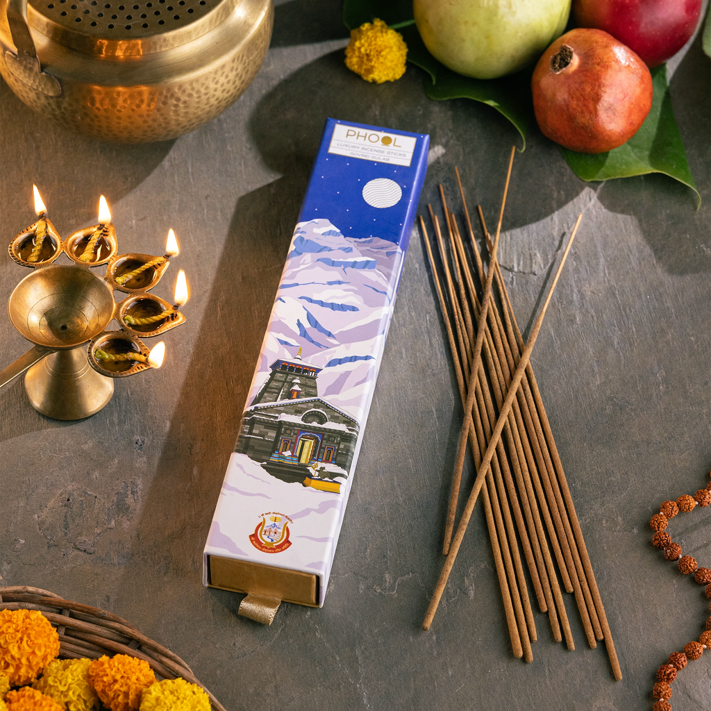 Phool Kedarnath Govind Gulab Incense Sticks