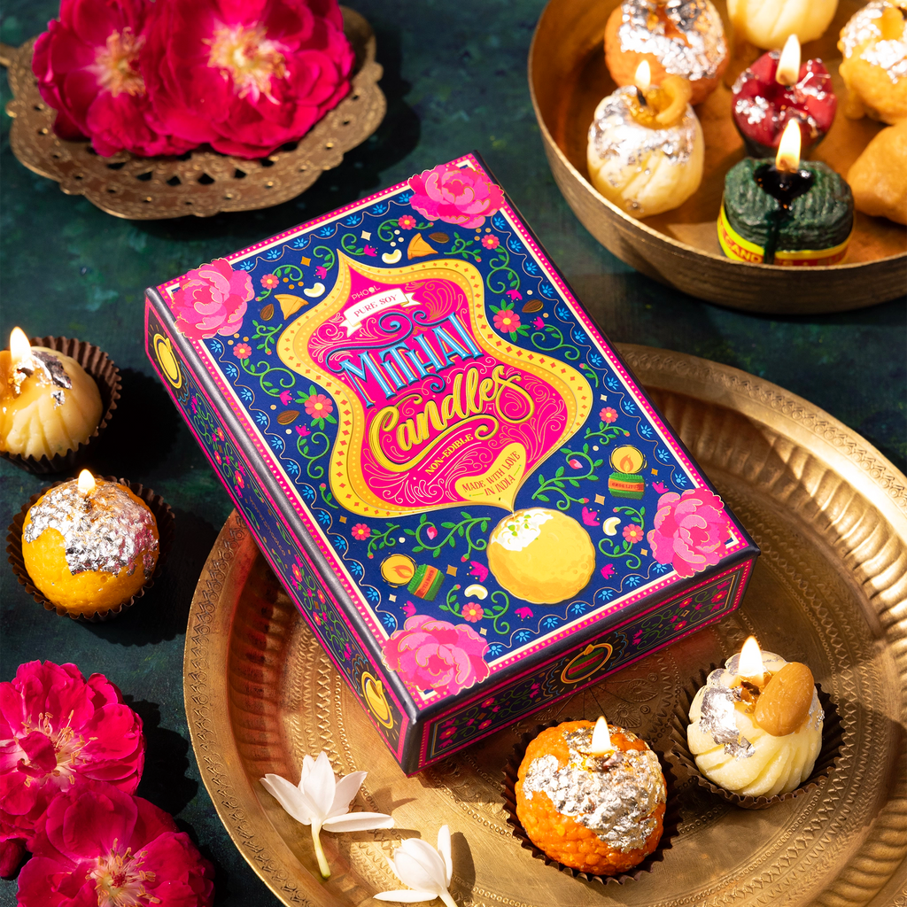 Phool Mithai Candle - (Set of 6 Units)