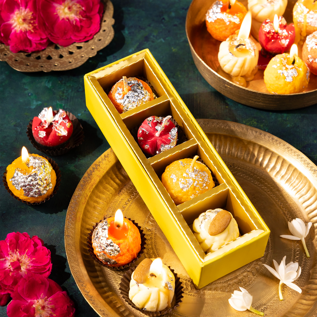 Phool Mithai Candles (Set of 4 Units)