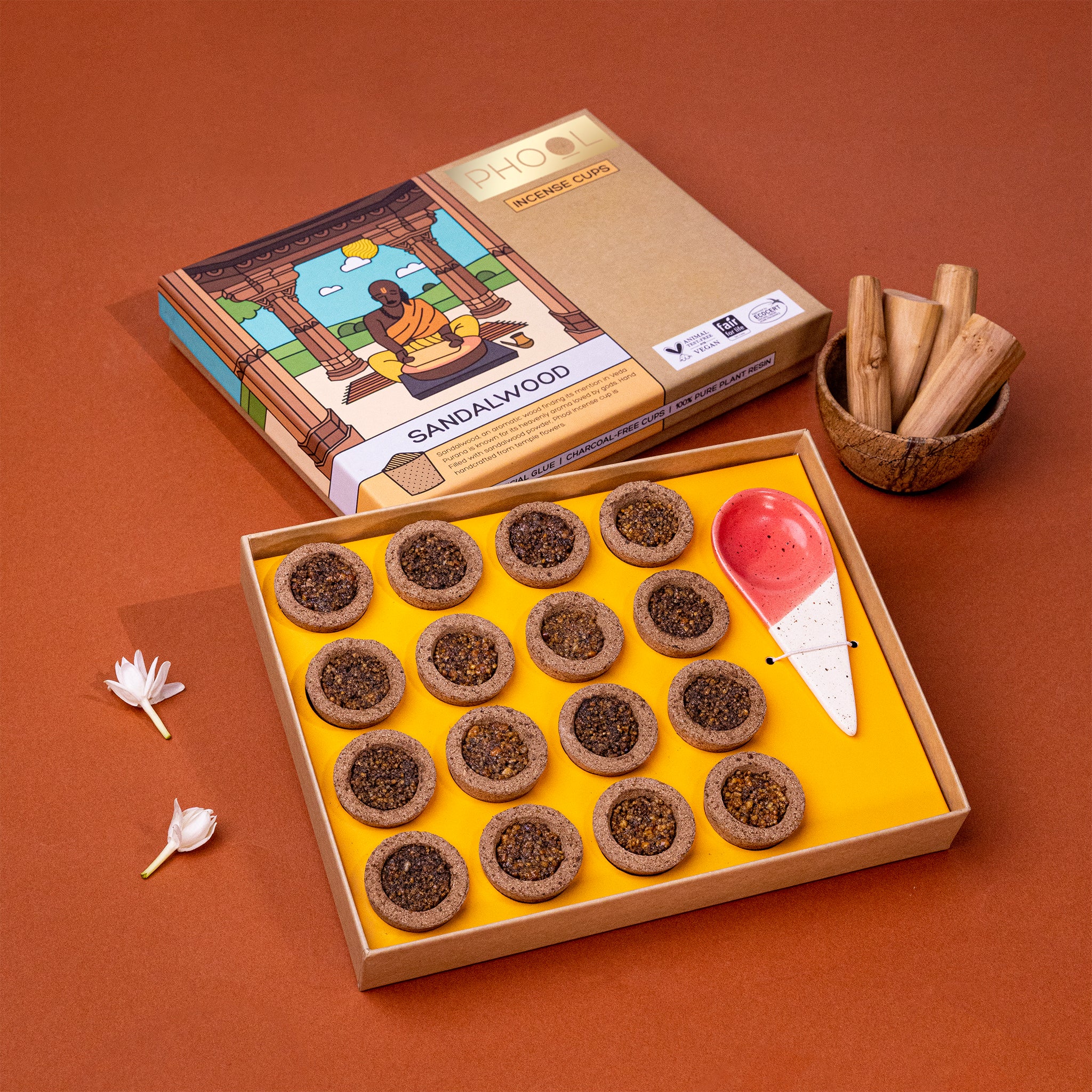 sandalwood hawan cups