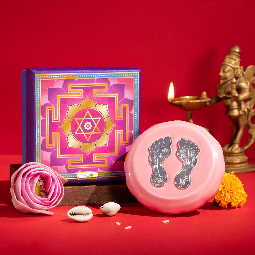 Phool Silver Plated Lakshmi Charan