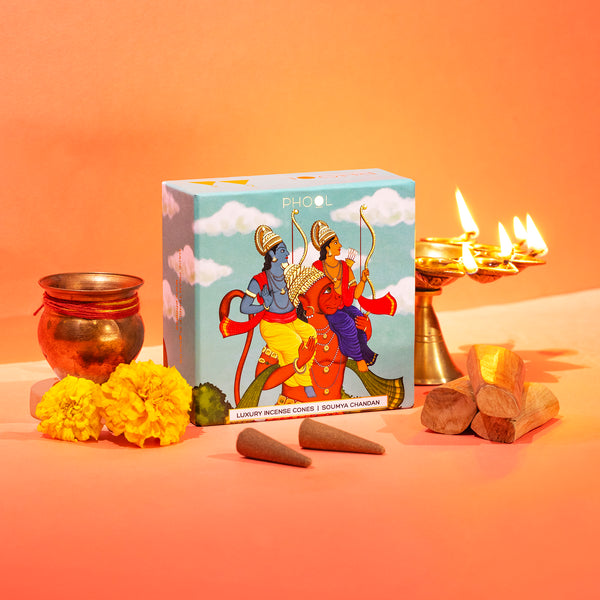 Phool Ayodhya Soumya Chandan Incense Cones