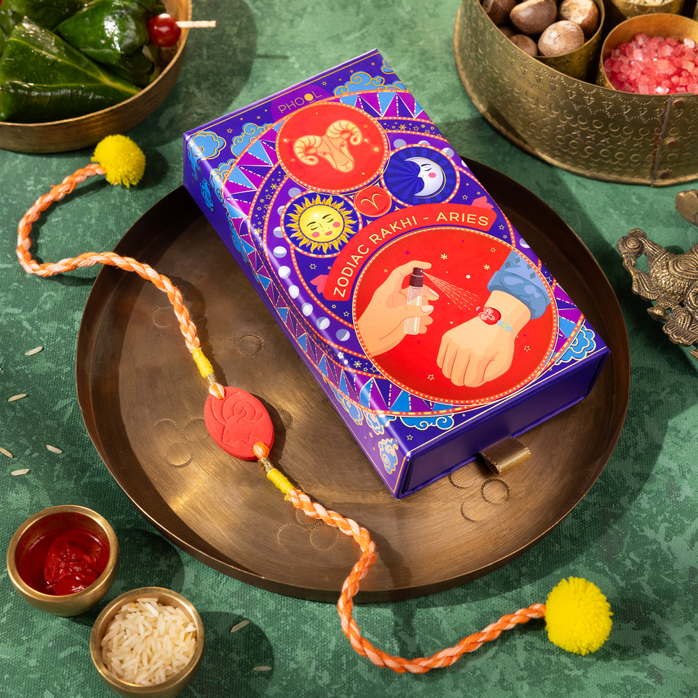 Phool Aries Zodiac Perfume Rakhi
