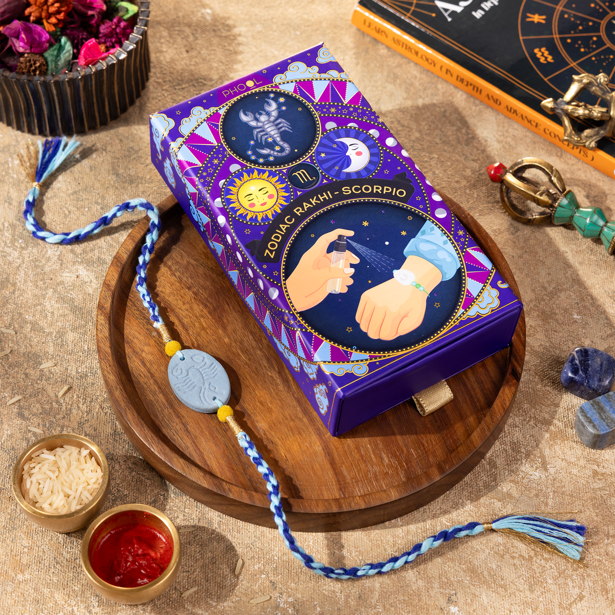 Phool Scorpio Zodiac Perfume Rakhi