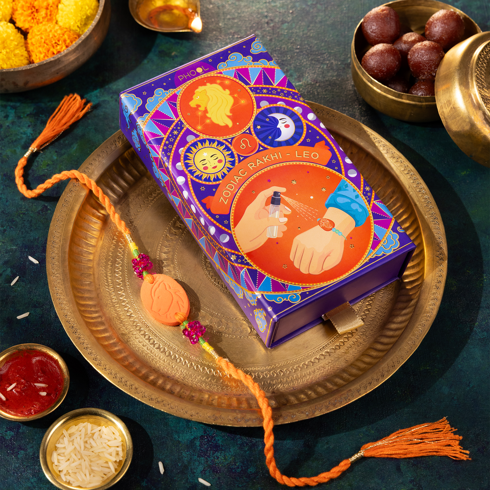 Phool Leo Zodiac Perfume Rakhi