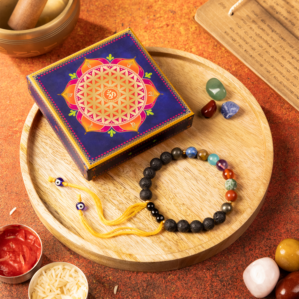 Phool Super Chakra Healing Pyrite Rakhi
