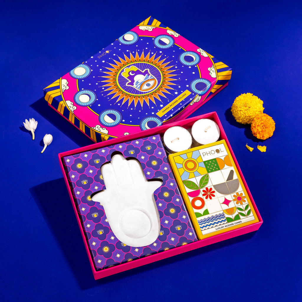 Phool Marble Hamsa Gift Box