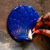 Phool Morpankh Wall Hanging Diya Holder