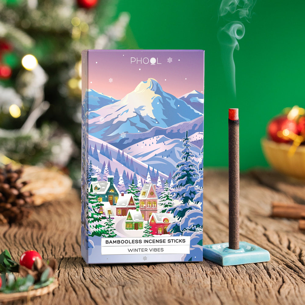 Phool Christmas Winter Vibes Bambooless Incense Sticks