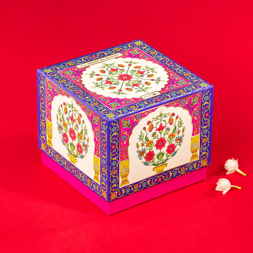 Phool Box Phool Marble Jali Aroma Oil Burner