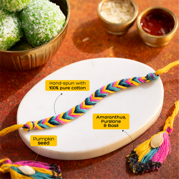 Phool Basant Plantable Rakhi