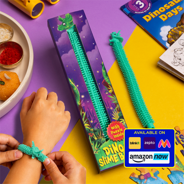 Phool Kids Triceratops Slime Rakhi Band