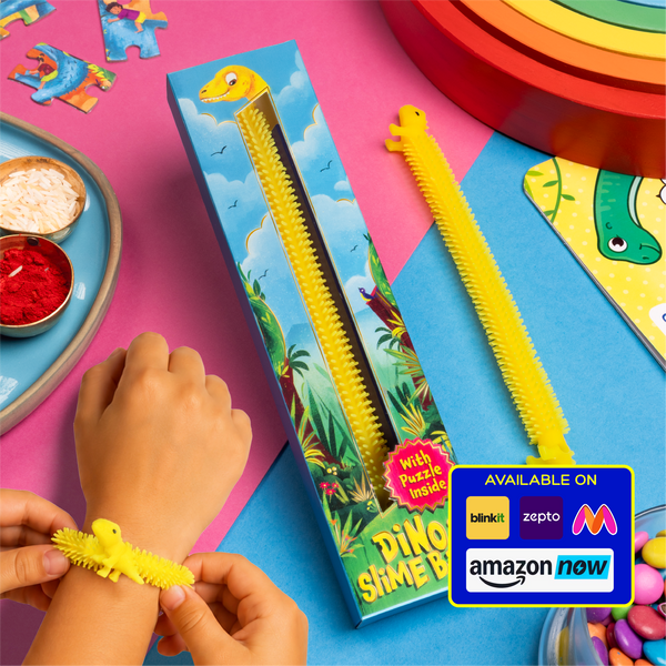 Phool Kids Brachiosaurus Slime Rakhi Band