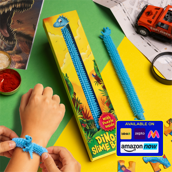 Phool Kids T-Rex Slime Rakhi Band