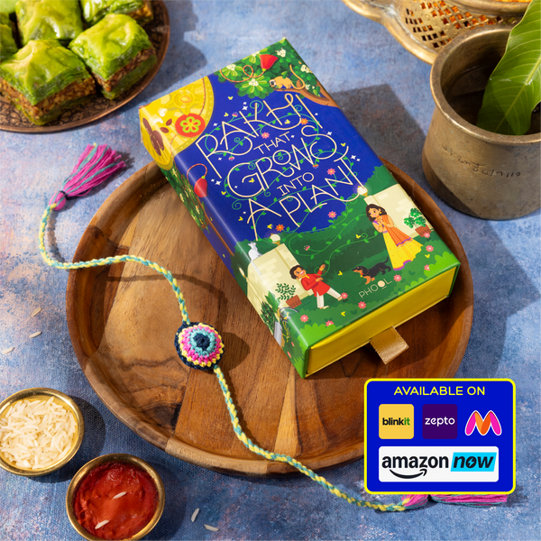 Phool Plantable Evil Eye Rakhi