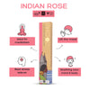 Phool Goodvibes Pack - Natural Incense Sticks (Indian Rose & White Cedar)