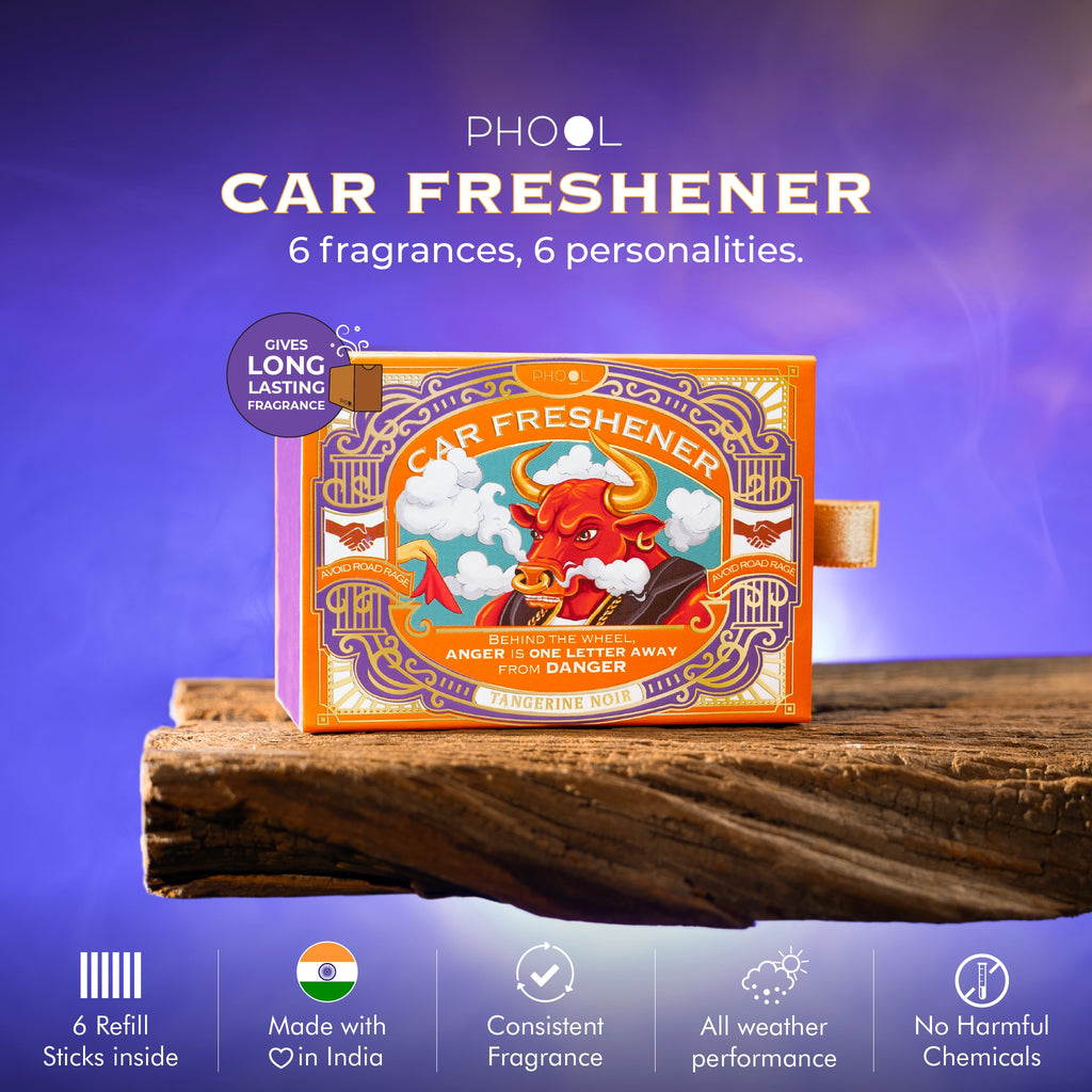 Phool Car Freshener – Tangerine Noir – PHOOL