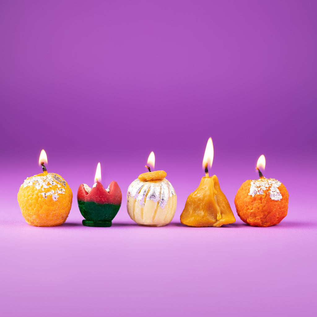 Phool Mithai Candle - (Set of 6 Units)