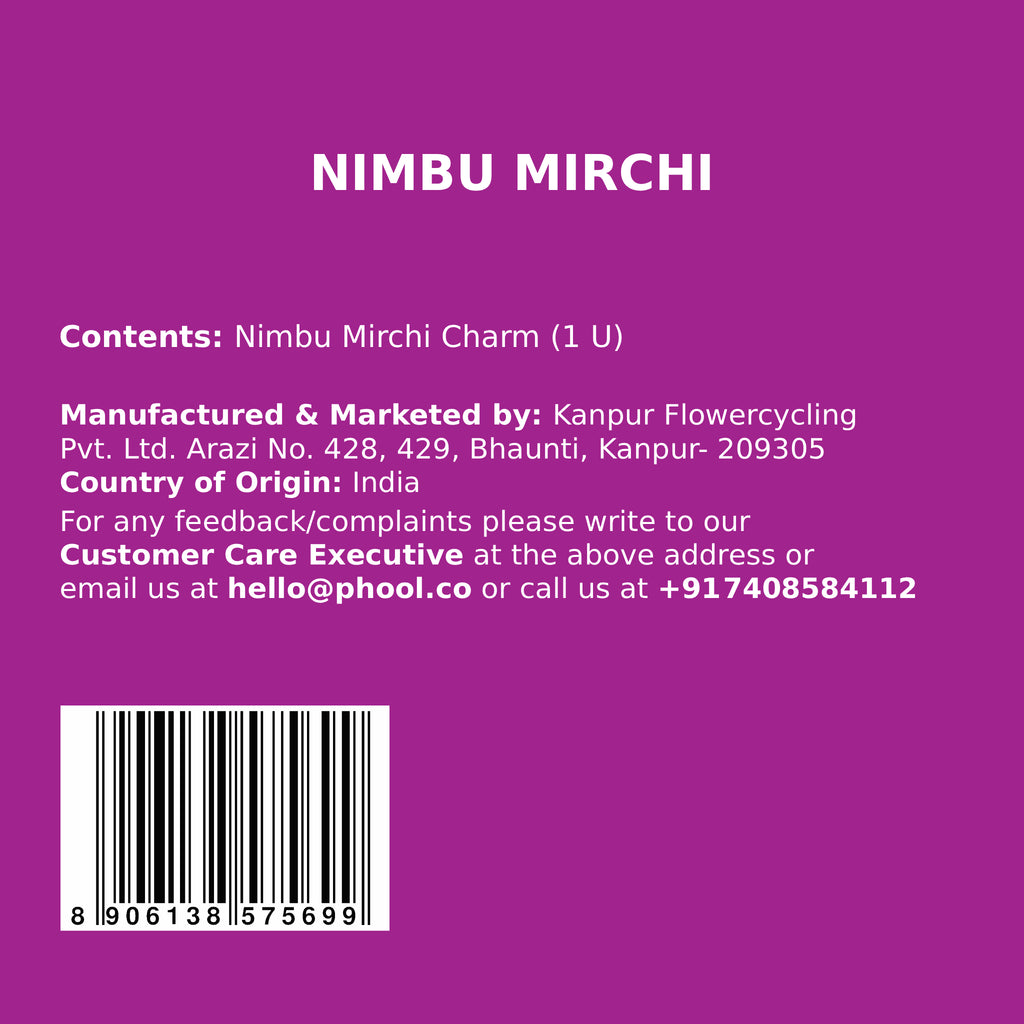 Phool Nimbu Mirchi Charm