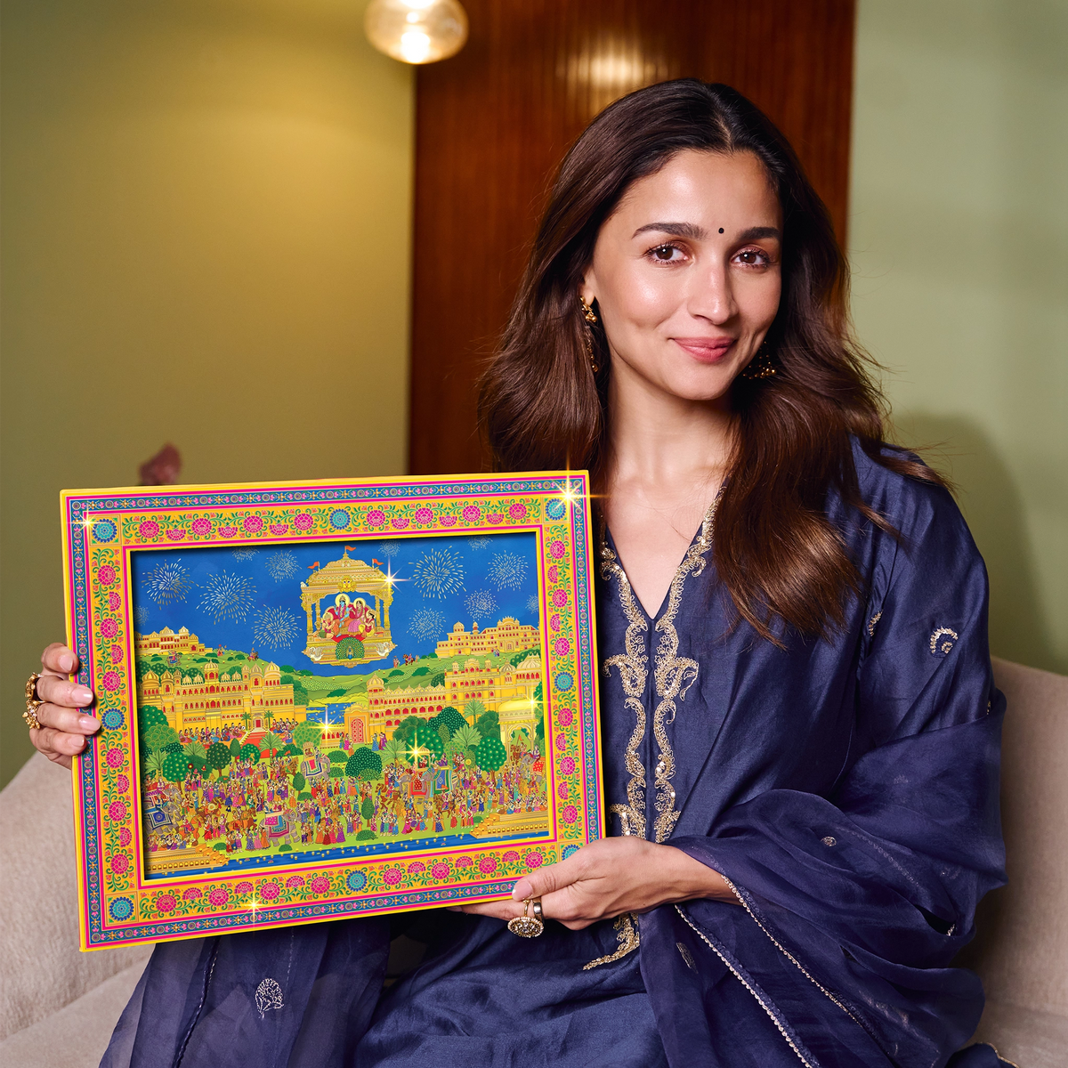 Phool Swarna Ramayana Frame Diwali Gift Box