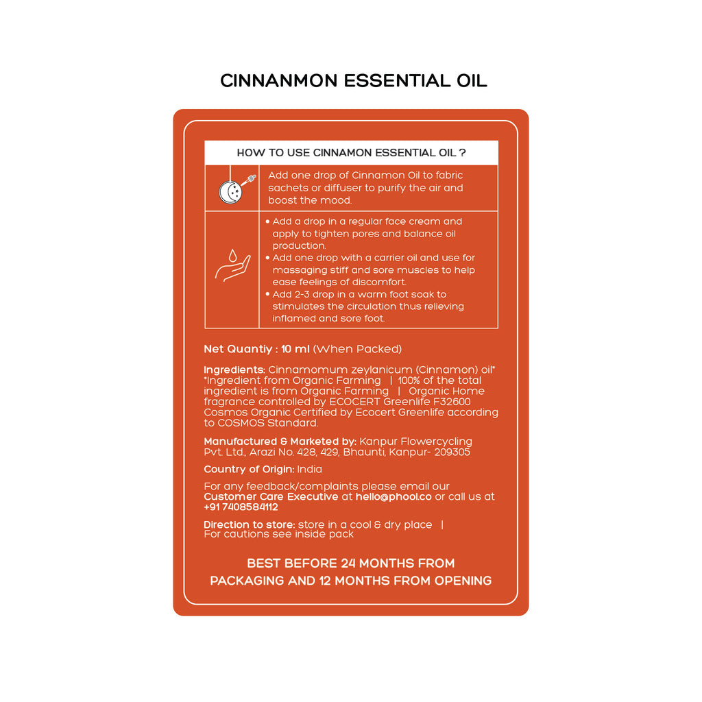 Phool Cinnamon Essential Oil (10ml)