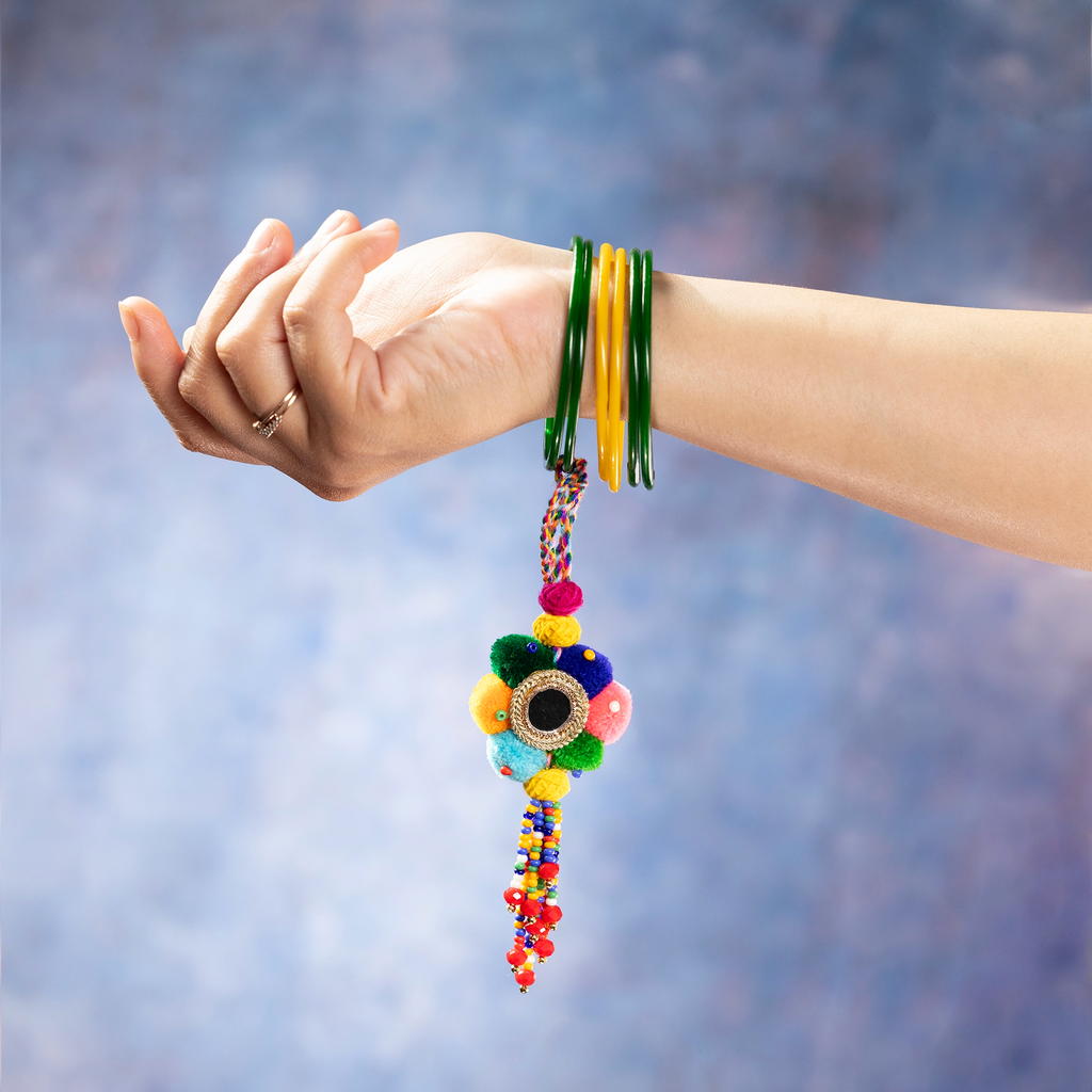 Phool Abundant Energy Bhaiya Bhabhi Rakhi Set
