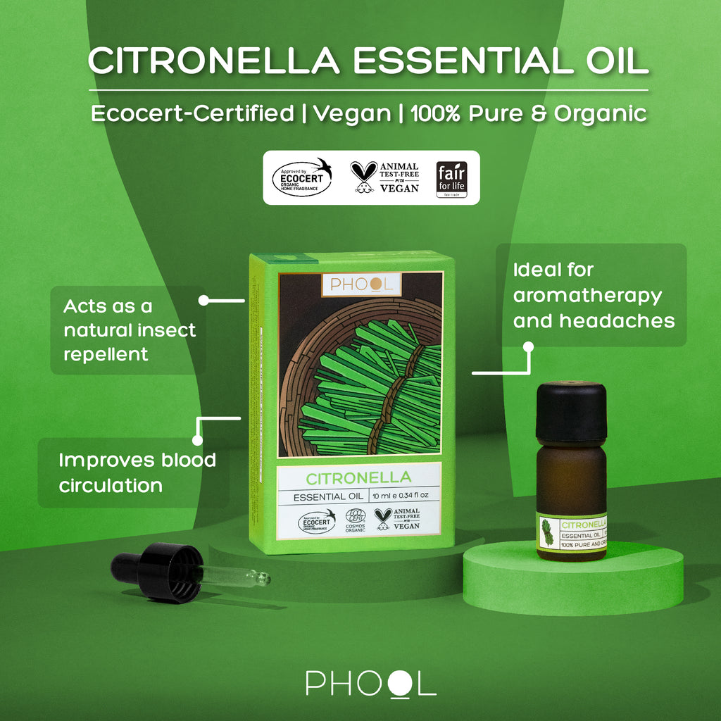 Phool Citronella Essential Oil (10ml)