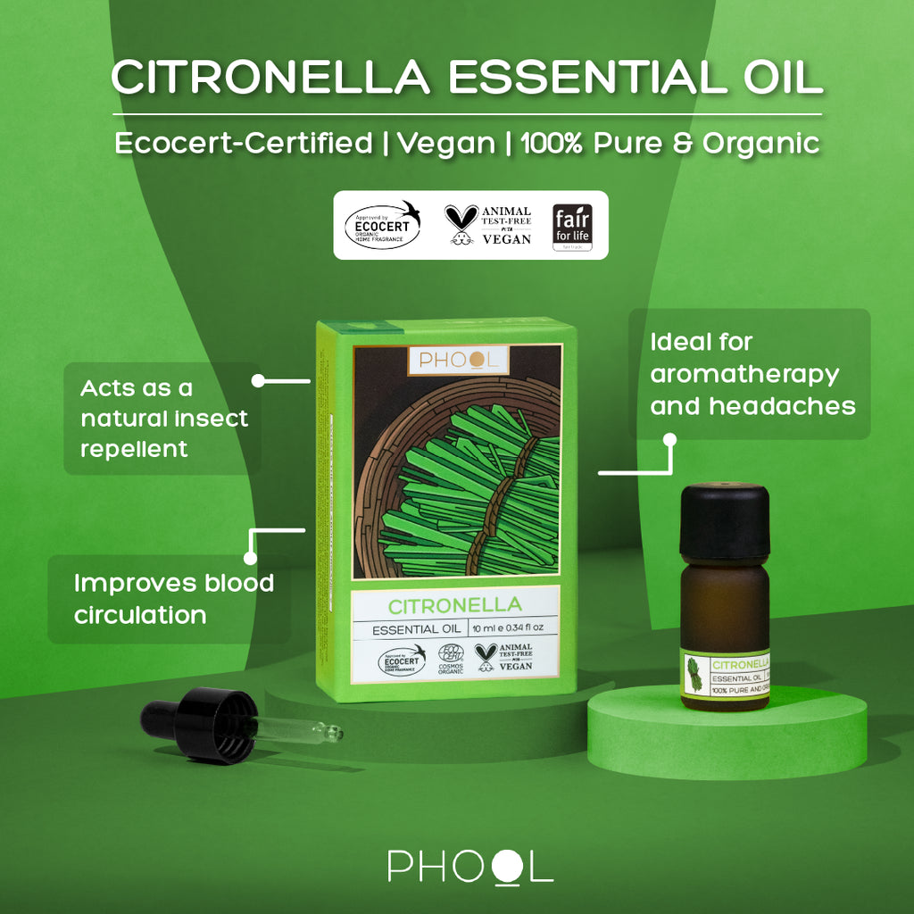 Phool Citronella Essential Oil (10ml)