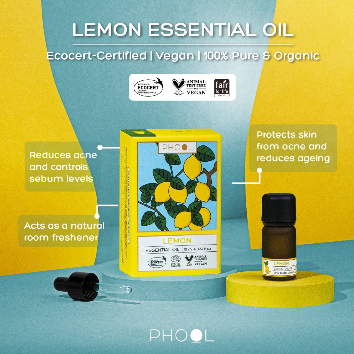 Phool Lemon Essential Oil (10ml)