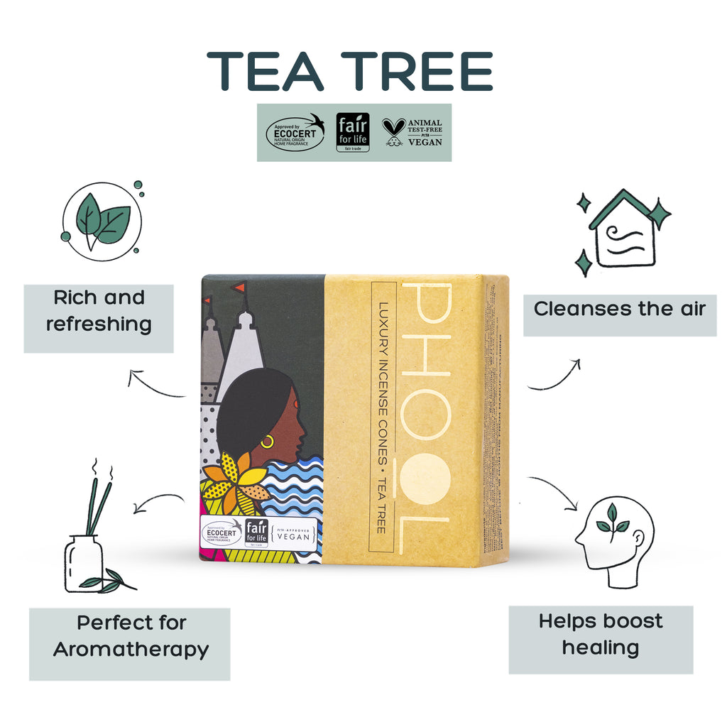 Phool Natural Incense Cones – Tea Tree