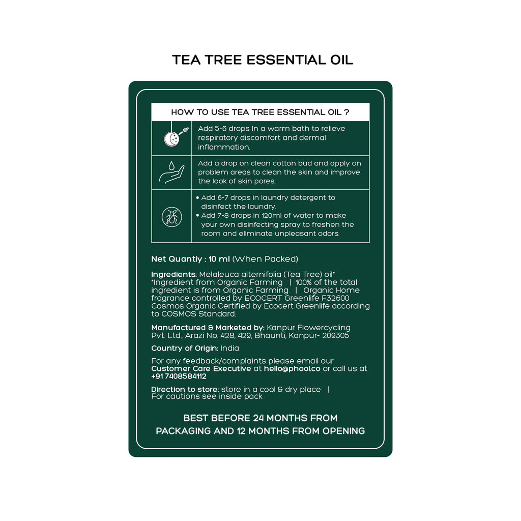 Phool Tea Tree Essential Oil (10ml)