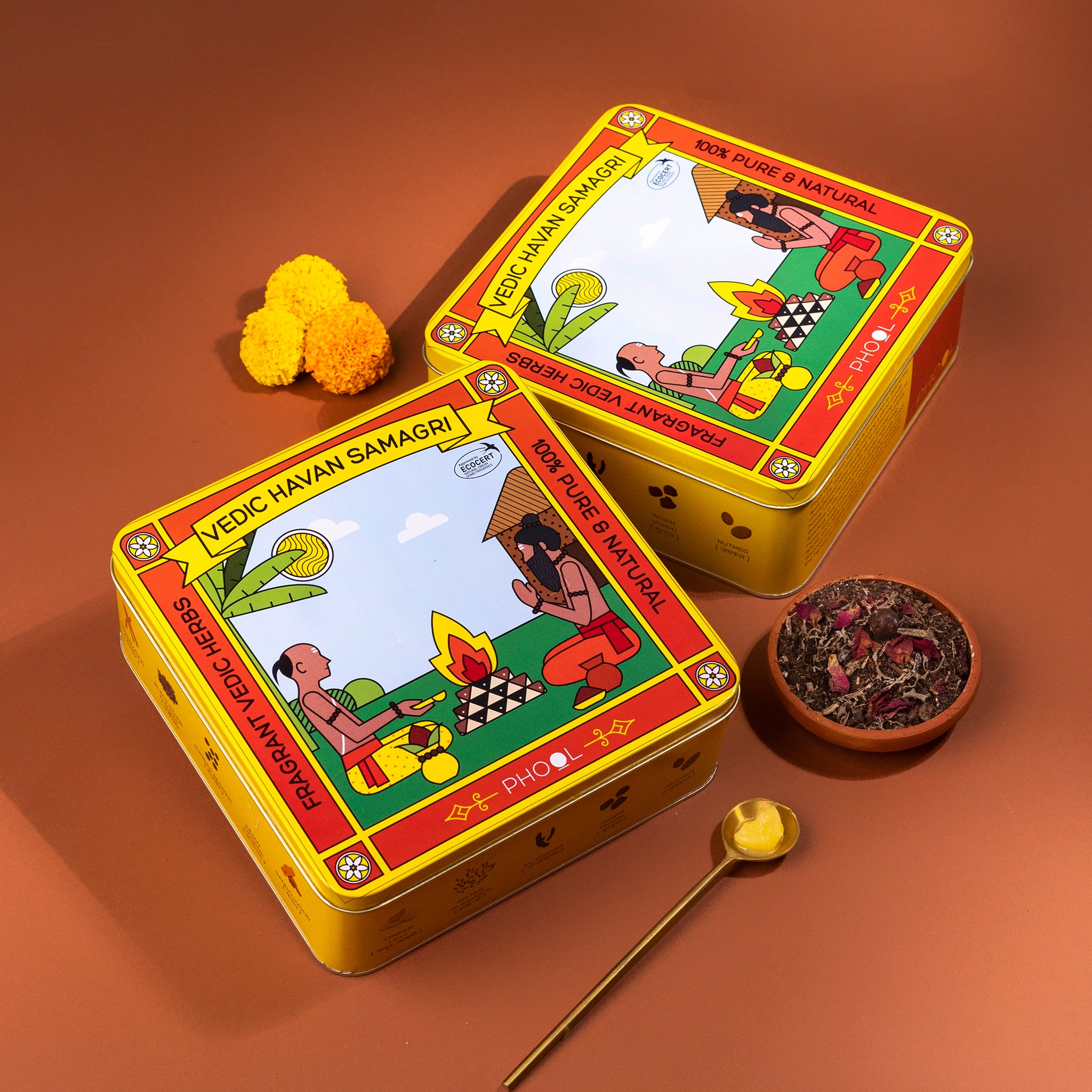 Phool Vedic Havan Samagri