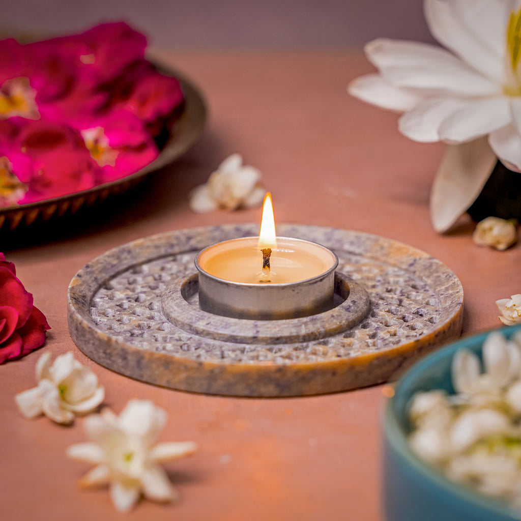 Phool Mandala jaali T-Light  holder