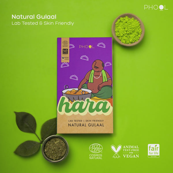 natural green gulaal