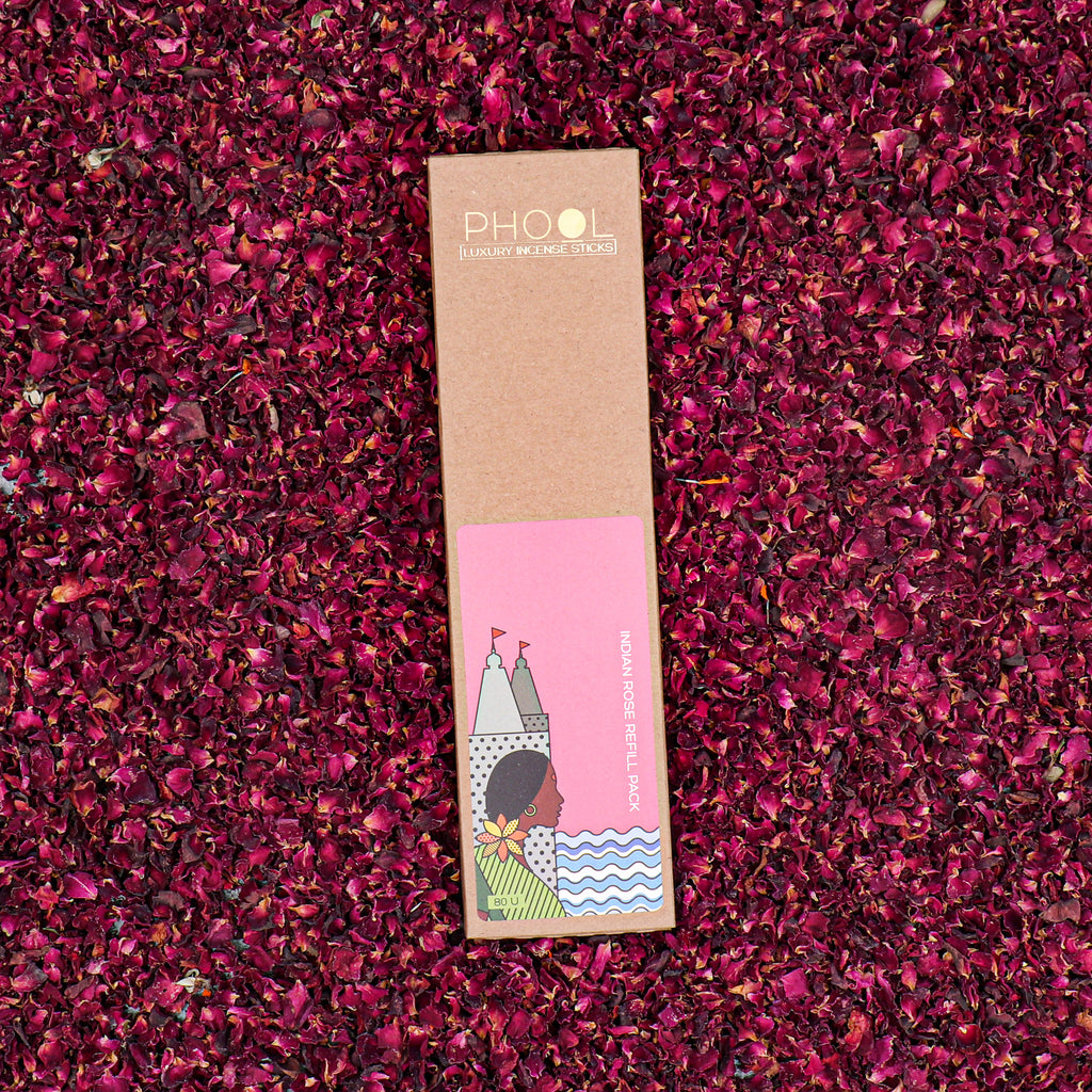 Phool Natural Incense Sticks Refill pack - Indian Rose