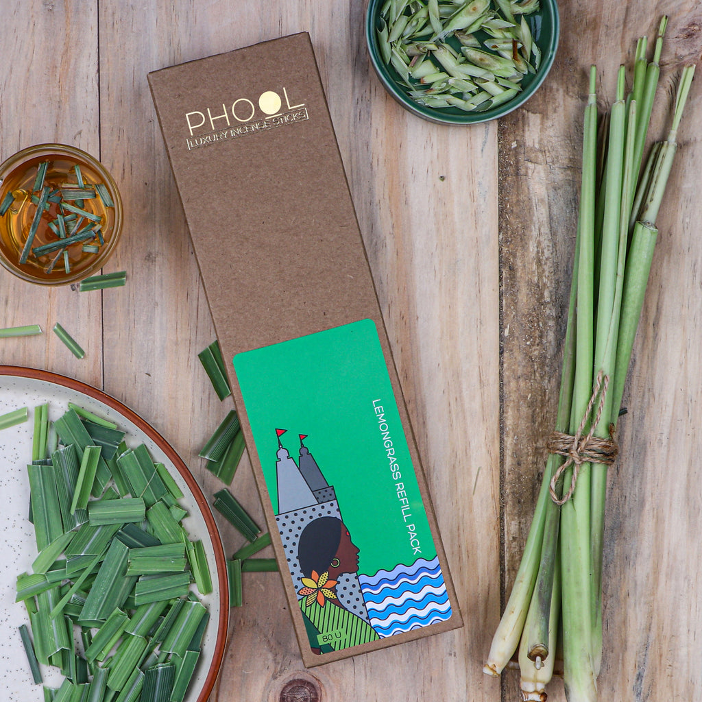 Phool Box Phool Natural Incense Sticks Refill pack - Lemongrass – PHOOL