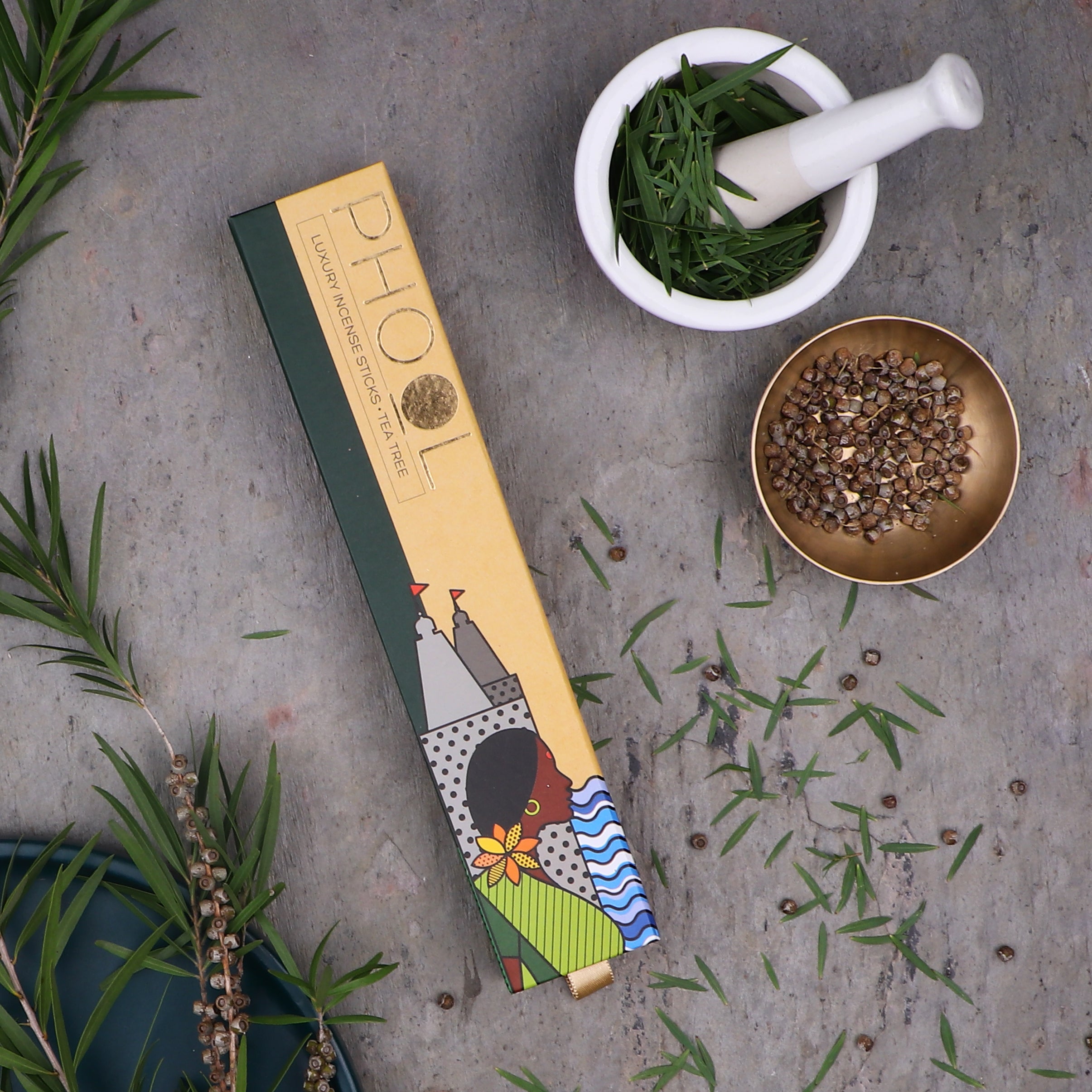 Phool Natural Incense Sticks - Tea Tree Bundle Packs