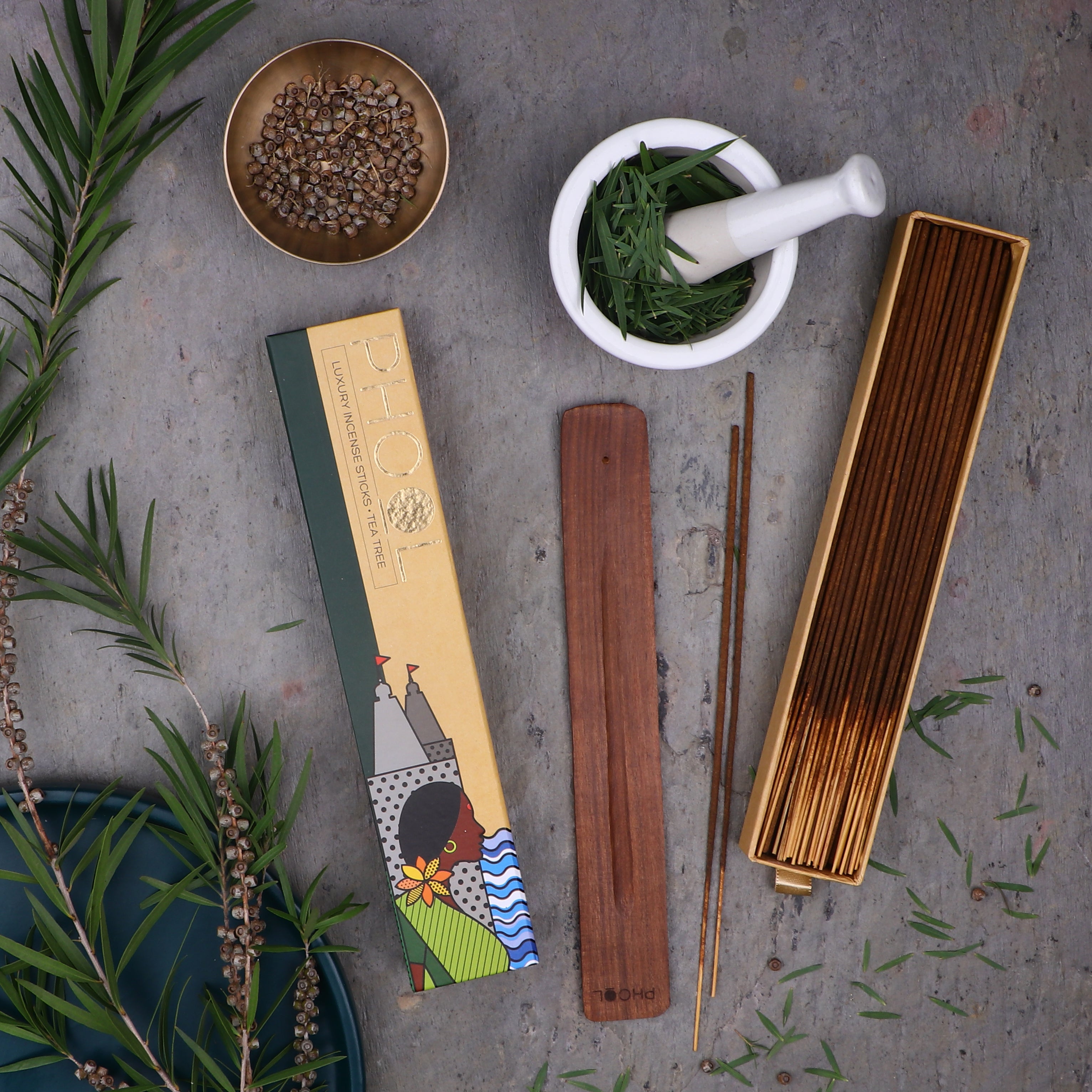 Phool Natural Incense Sticks - Tea Tree Bundle Packs