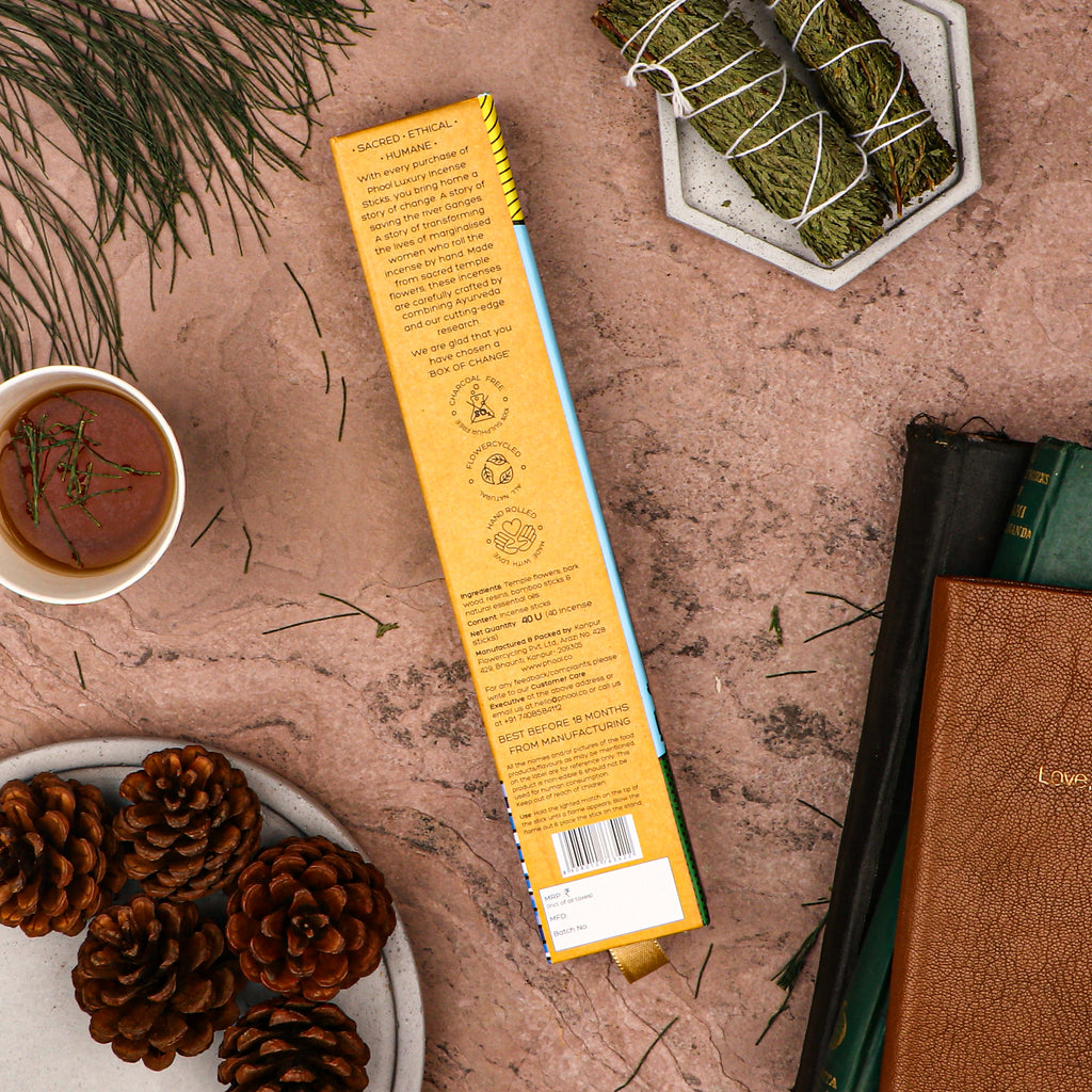 Phool Natural Incense Sticks - White Cedar