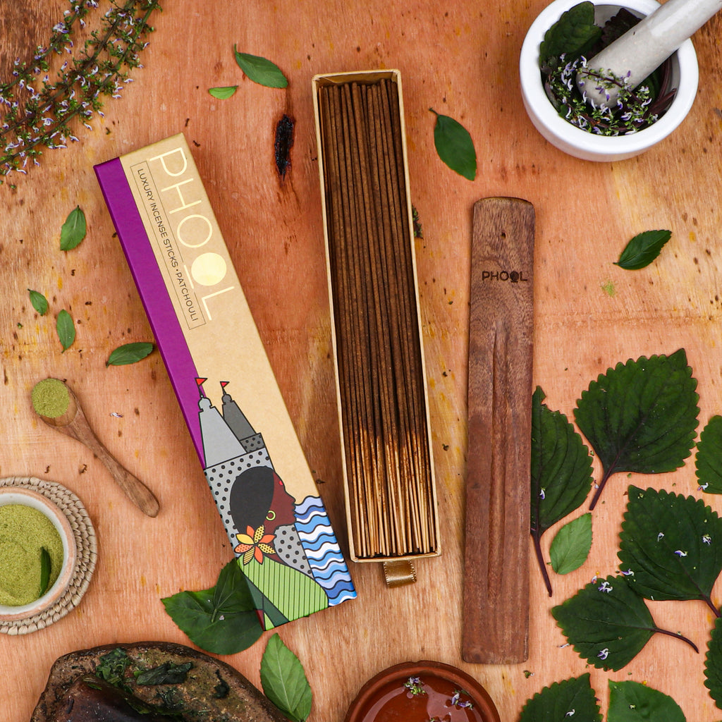 Phool Natural Incense Sticks - Patchouli Bundle Packs