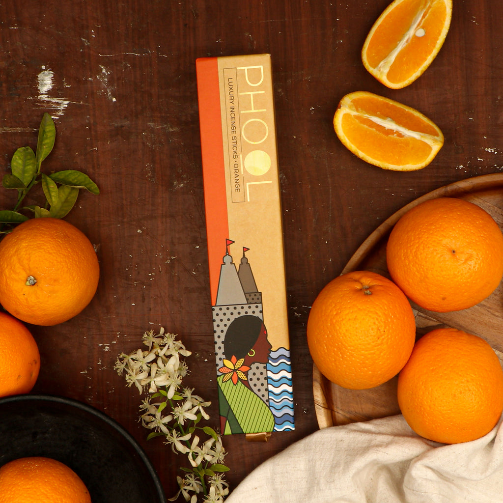 Phool Natural Incense Sticks - Orange